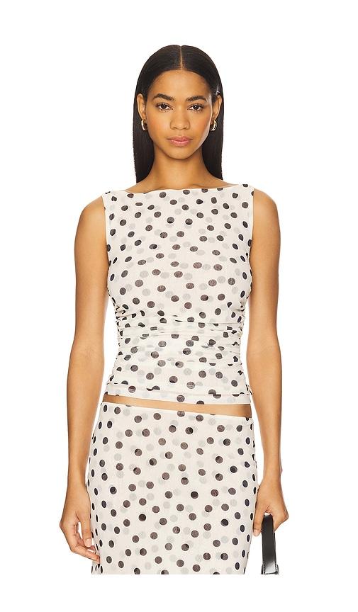 LPA Carla Top in White,Black by LPA