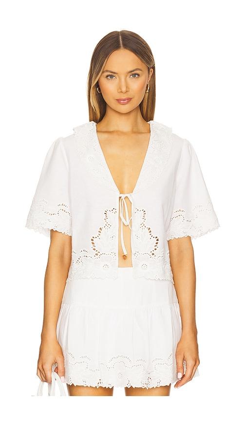 LPA Clara Blouse in Ivory by LPA