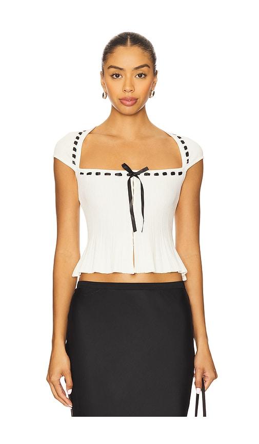 LPA Denisa Top in Ivory by LPA