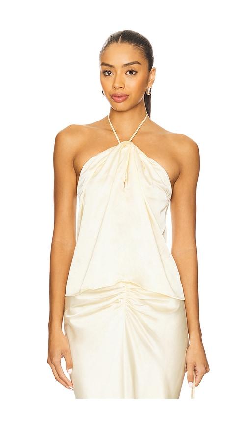 LPA Elinor Halter Top in Yellow by LPA
