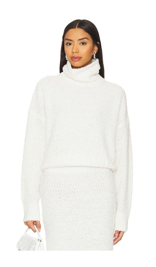 LPA Evan Turtleneck Sweater in White by LPA