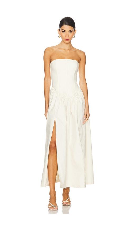 LPA Giana Maxi Dress in Ivory by LPA
