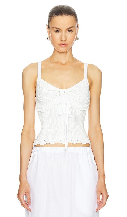 LPA Pipa Top in Ivory by LPA