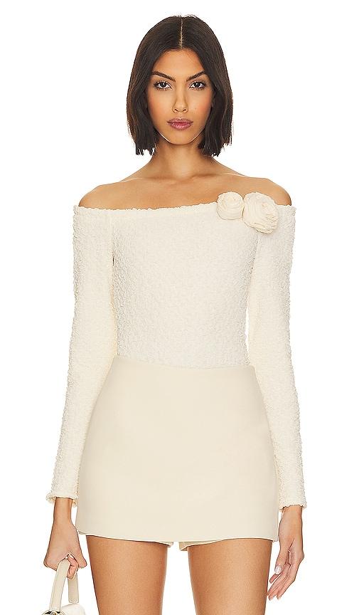 LPA Romola Bodysuit in Cream by LPA