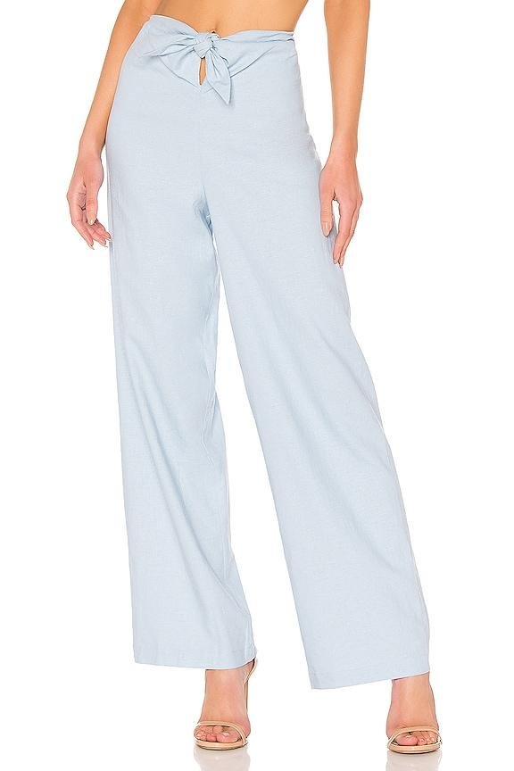 tie front pant by LPA