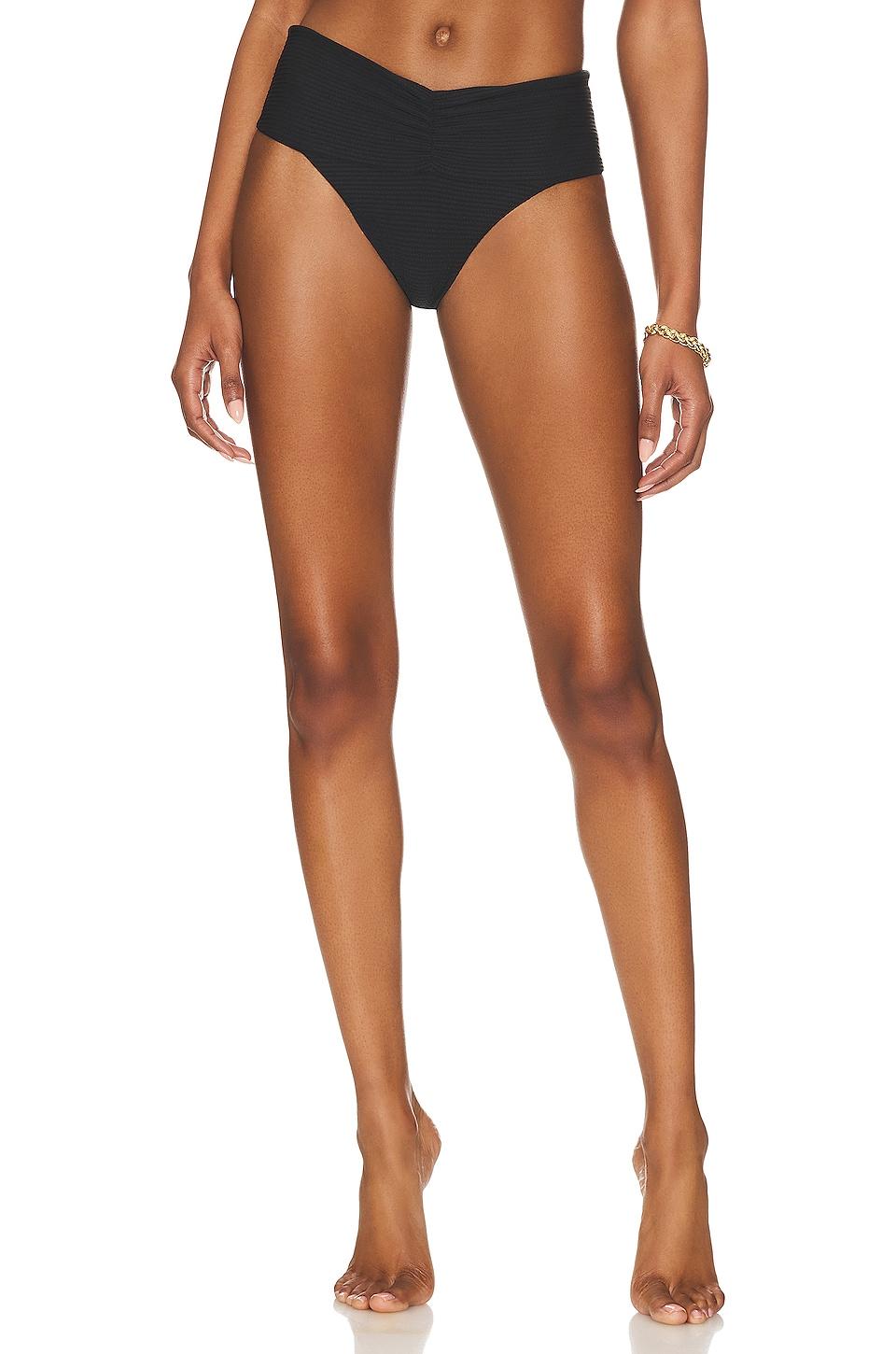 LSPACE Bardot Bikini Bottom in Black by LSPACE