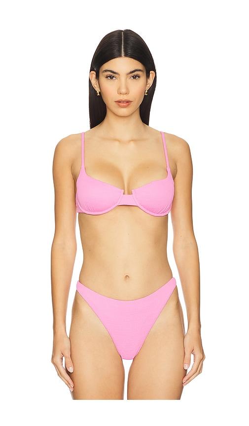 LSPACE Belle Bikini Top in Pink by LSPACE