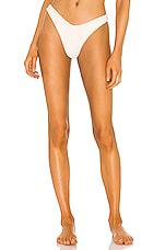 LSPACE Cabana Bikini Bottom in White by LSPACE