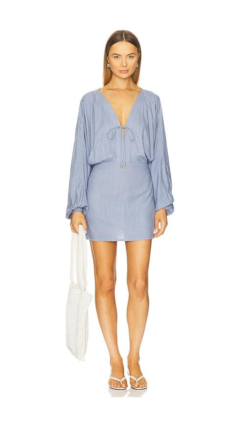 LSPACE Deia Mini Dress in Baby Blue by LSPACE