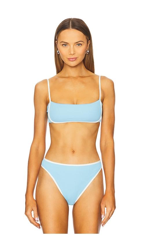 LSPACE Hazel Bikini Top in Blue by LSPACE LSPACE Hazel Bikini Top in Blue by LSPACE