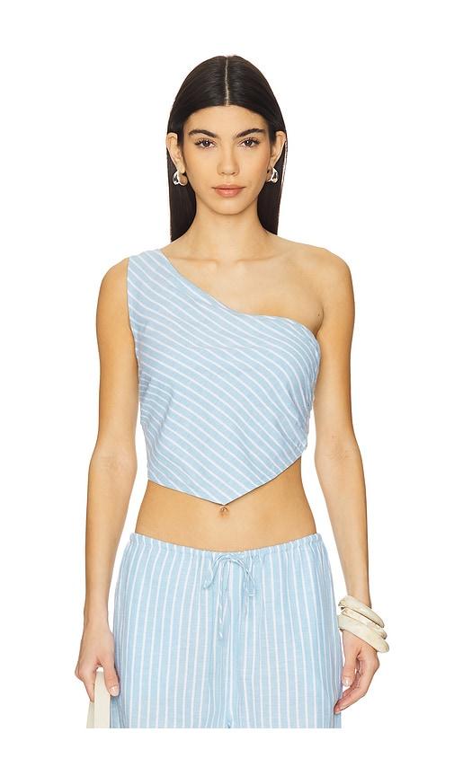 LSPACE June Top in Baby Blue by LSPACE