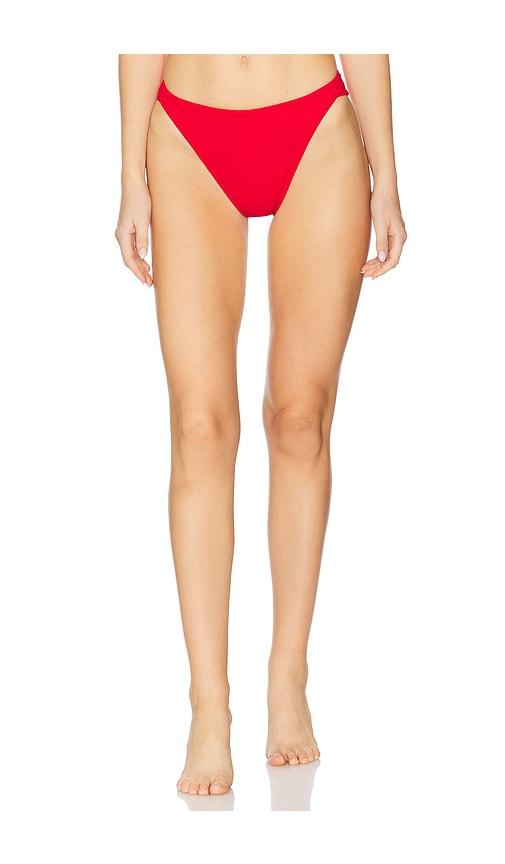 LSPACE Kourt Bikini Bottom in Red by LSPACE