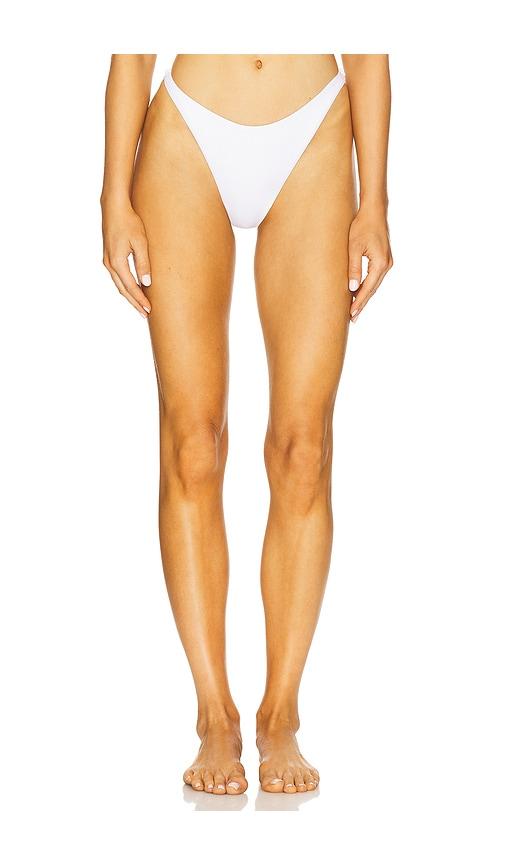 LSPACE Leilani Bikini Bottom in White by LSPACE