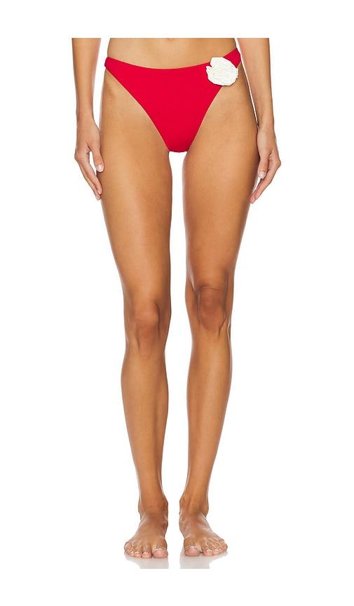 LSPACE Leilani Mid-Rise Bitsy Bottom in Red by LSPACE
