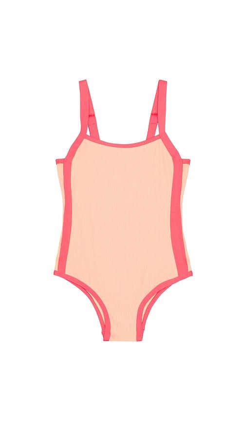 LSPACE Little L Kids Beach Skipper One Piece in Peach by LSPACE