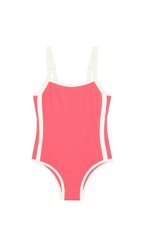 LSPACE Little L Kids Beach Skipper One Piece in Red by LSPACE