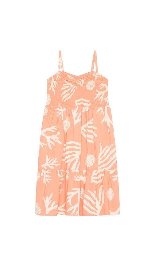 LSPACE Little L Kids Menorica Dress in Peach by LSPACE