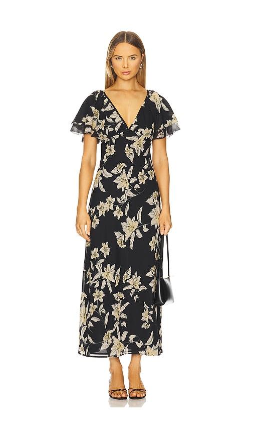 LSPACE Lover Maxi Dress in Black by LSPACE