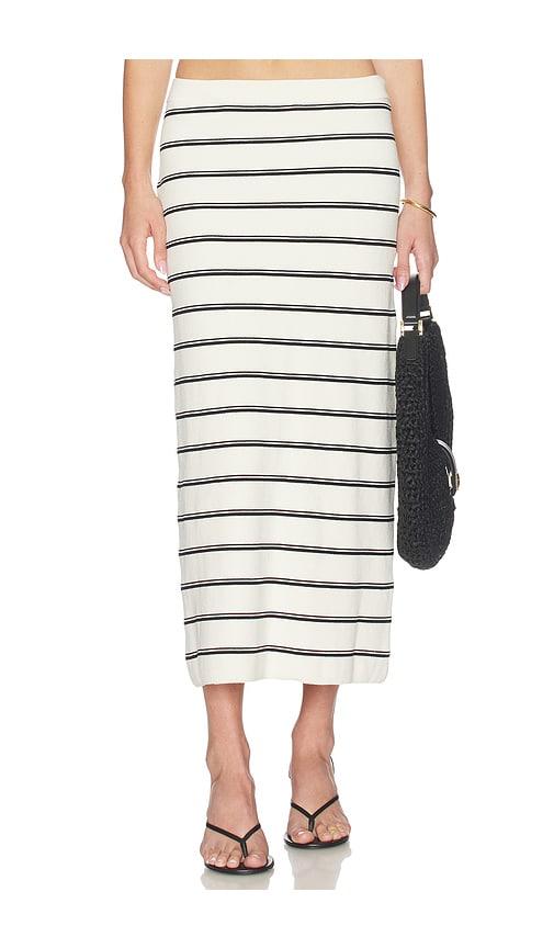 LSPACE Ravello Skirt in Black,White by LSPACE