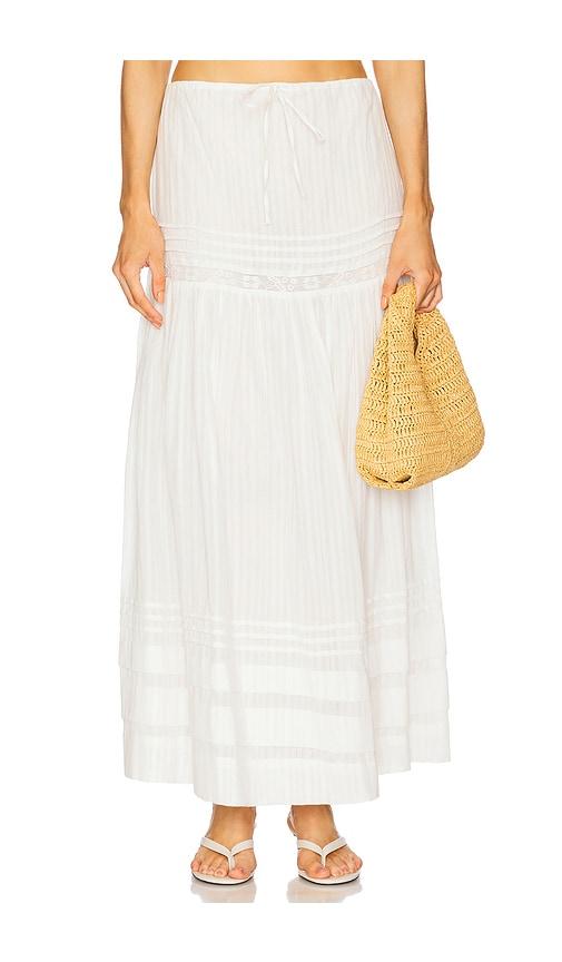 LSPACE Reia Skirt in White by LSPACE