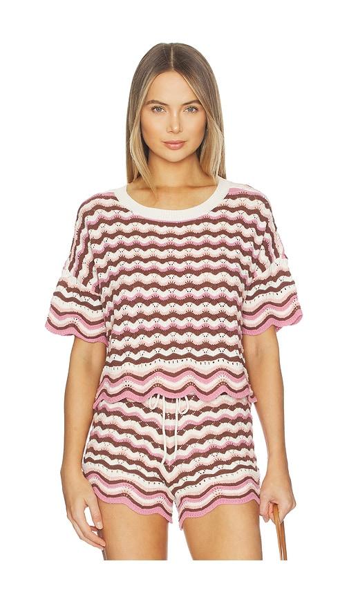 LSPACE Sunchaser Top in Brown, Pink by LSPACE