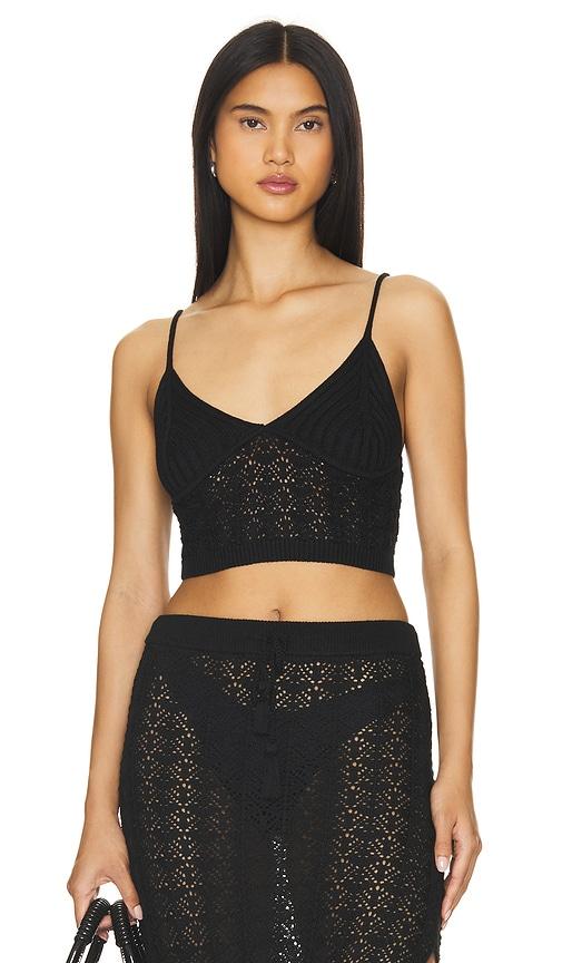 LSPACE Sweet Talk Top in Black by LSPACE