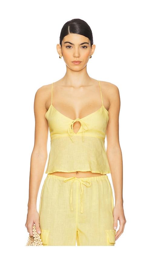 LSPACE Syros Top in Yellow by LSPACE