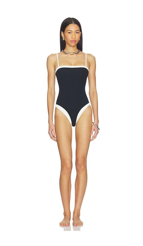 LSPACE Tess One Piece in Black,White by LSPACE