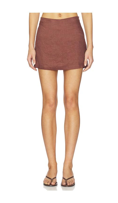 LSPACE Venice Skort in Brown by LSPACE