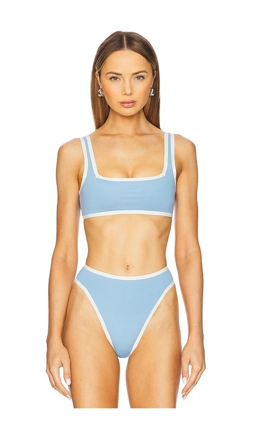 LSPACE x REVOLVE Ace Bikini Top in Baby Blue by LSPACE