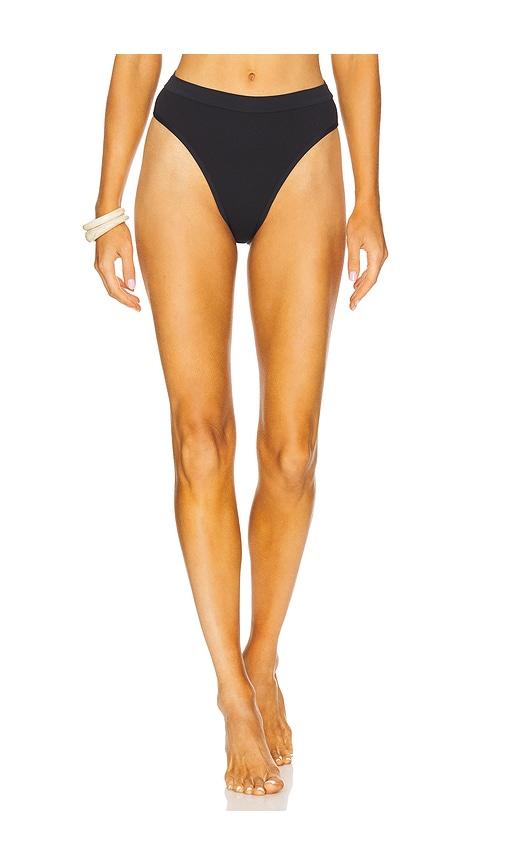 LSPACE x REVOLVE Frenchi High Waist Bikini Bottom in Black by LSPACE