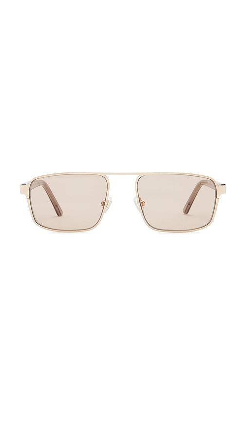 Lu Goldie Billie Sunglasses in Tan by LU GOLDIE