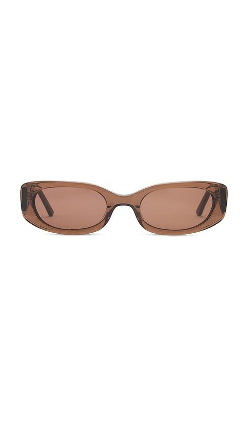 Lu Goldie Cali Sunglasses in Brown by LU GOLDIE
