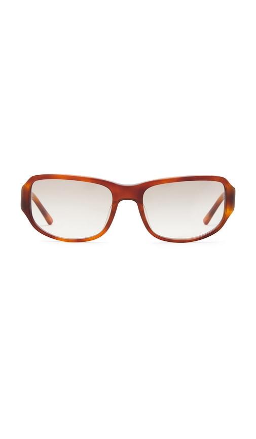 Lu Goldie Cleo Sunglasses in Cognac by LU GOLDIE
