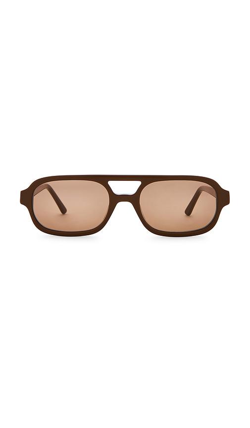 Lu Goldie Sofia Sunglasses in Brown by LU GOLDIE