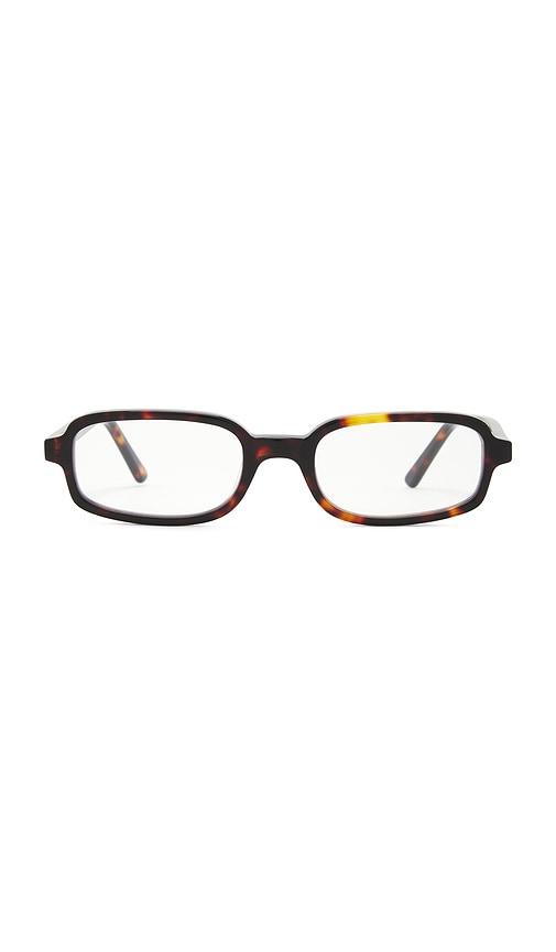 Lu Goldie Vera Blue Light Eyeglasses in Brown by LU GOLDIE