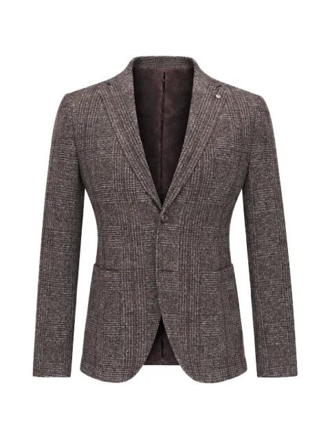 check notched jacket by LUBIAM