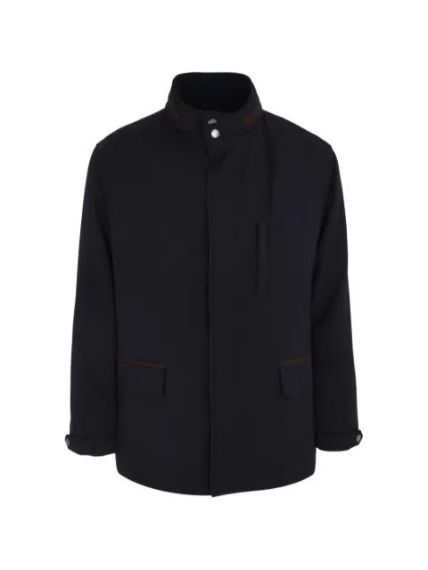 Techno high-neck coat by LUCIANO BARBERA