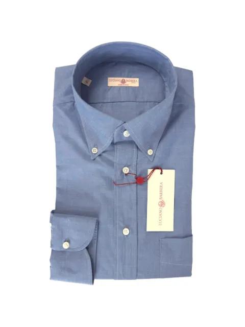 button-down collar shirt by LUCIANO BARBERA