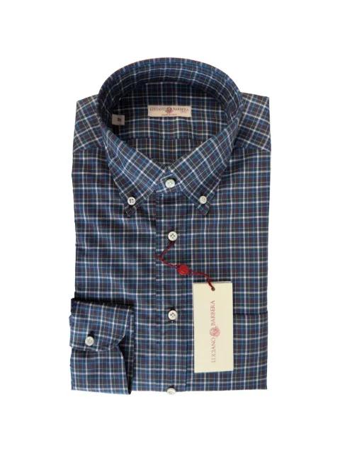 checked buttoned shirt by LUCIANO BARBERA