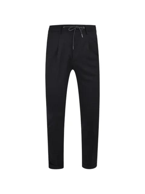 drawstring pleated trousers by LUCIANO BARBERA