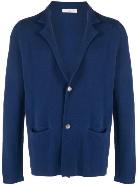 long-sleeved cotton cardigan by LUCIANO BARBERA