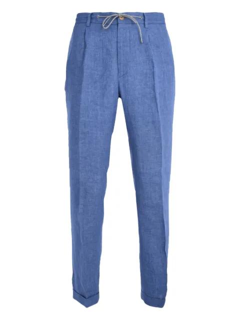 pleated drawstring trousers by LUCIANO BARBERA