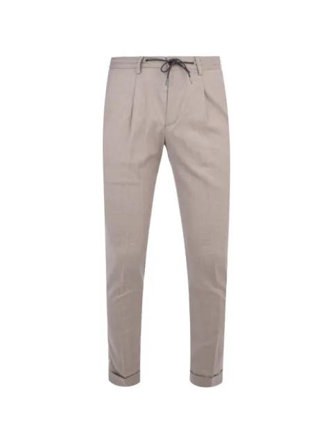 pleated drawstring trousers by LUCIANO BARBERA