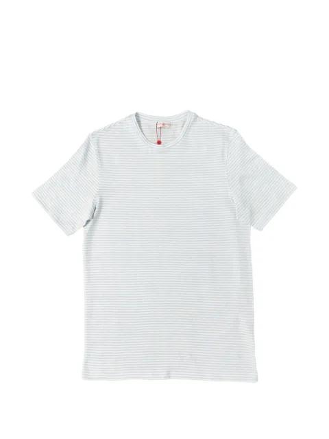 striped-jersey T-shirt by LUCIANO BARBERA