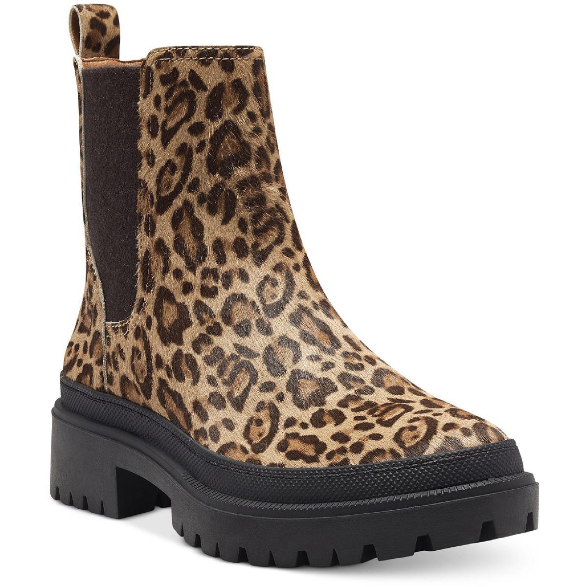 Lucky Brand Womens LK Emali 2 Leather Animal Print Ankle Boots by LUCKY BRAND