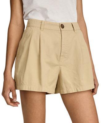 Women's Rumpled Wide-Leg Chino Shorts by LUCKY BRAND