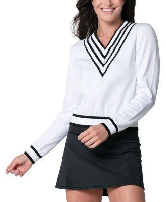Victory V-Neck Sweater by LUCKY IN LOVE