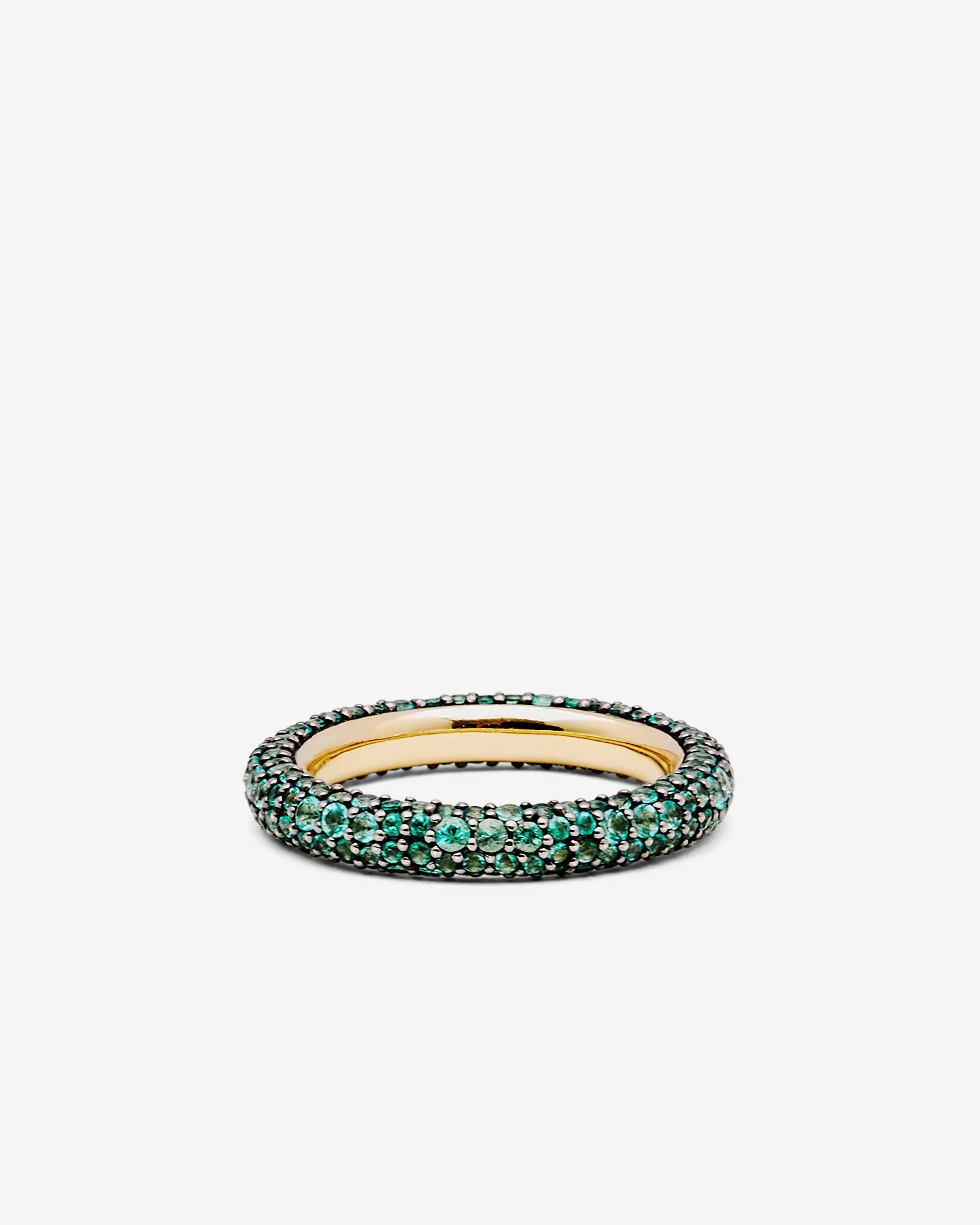 Lucy Delius - Signature Emerald Eternity Ring - (Emerald) by LUCY DELIUS