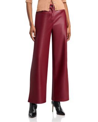 Adler Faux Leather Pants by LUCY PARIS